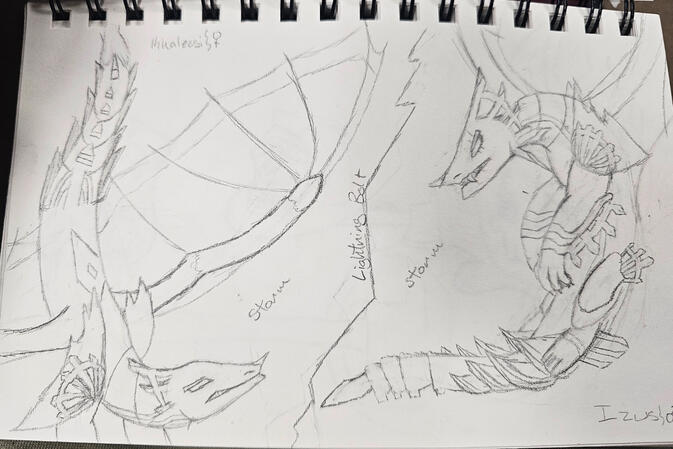 Fighting Dragons Concept Art Fighting Dragons Concept Art